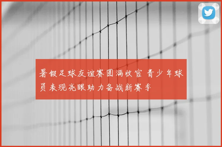 暑假足球友谊赛圆满收官 青少年球员表现亮眼助力备战新赛季